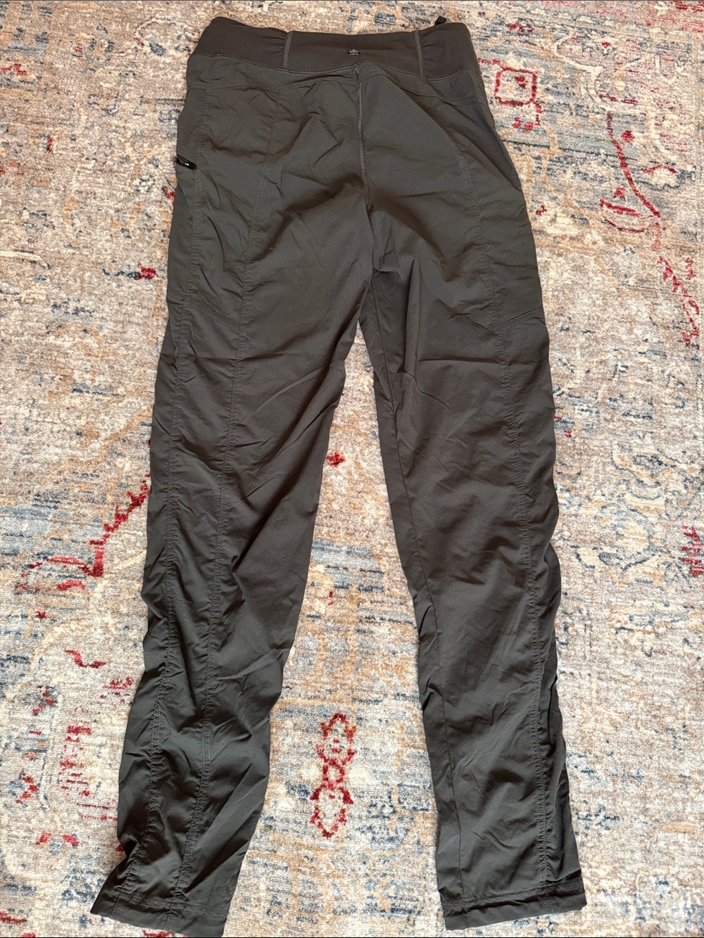 Prana olive women’s hiking pants - Picture 3 of 13
